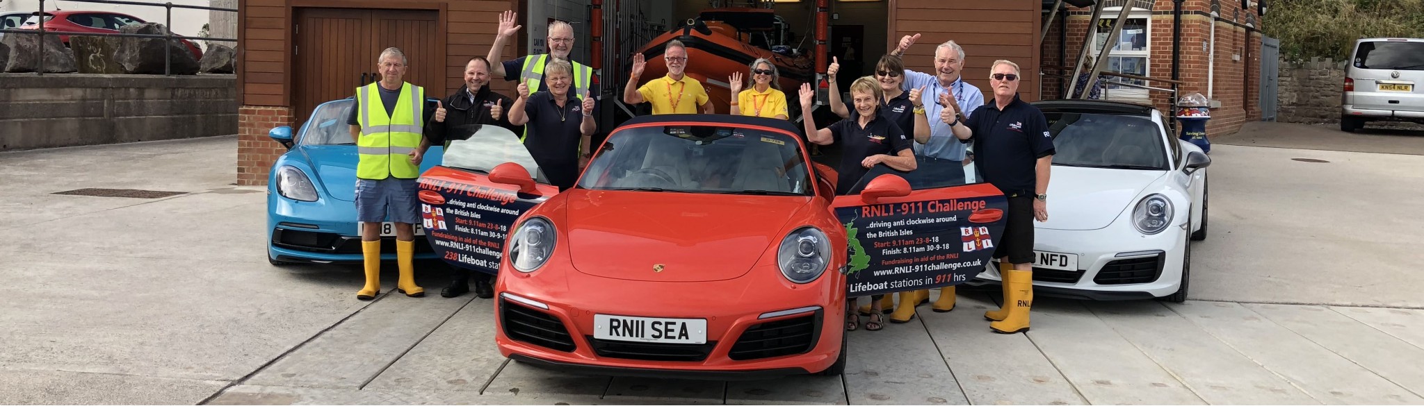 Porsche Centre Bristol Keep 911 On Course To Visit All RNLI Stations in 911 Hours Porsche Centre Bristol Keep 911 On Course To Visit All RNLI Stations in 911 Hours