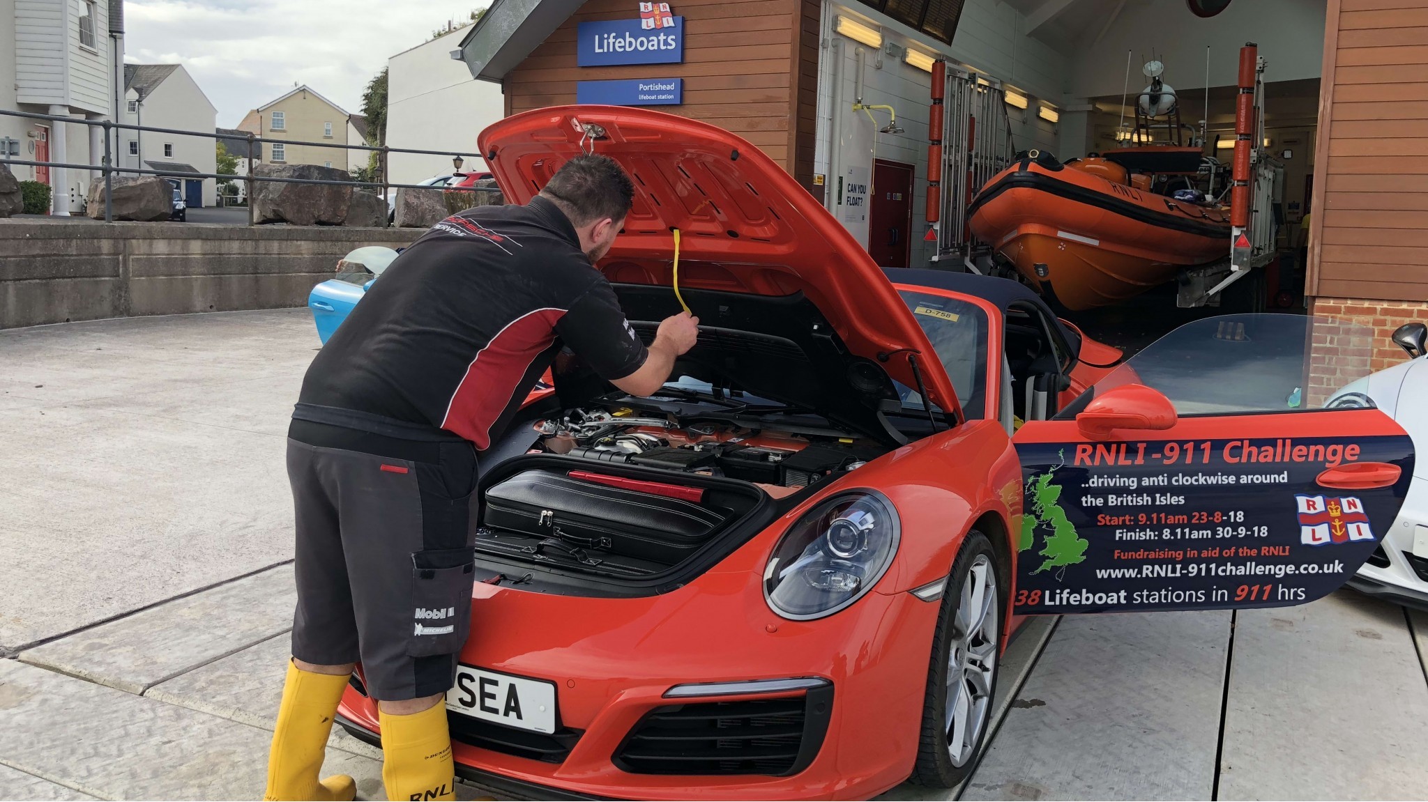 Porsche Centre Bristol Keep 911 On Course To Visit All RNLI Stations in 911 Hours Porsche Centre Bristol Keep 911 On Course To Visit All RNLI Stations in 911 Hours