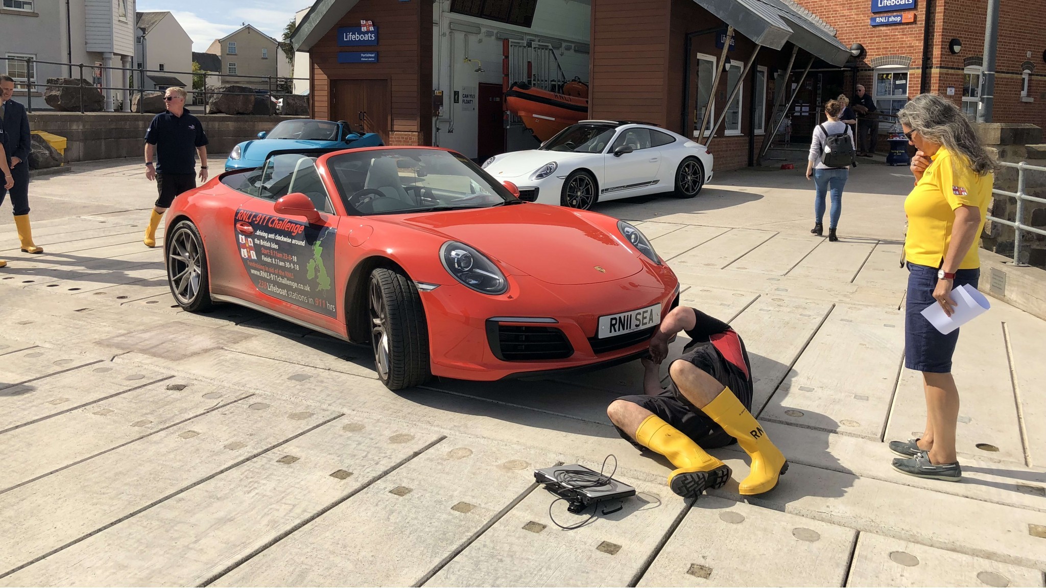 Porsche Centre Bristol Keep 911 On Course To Visit All RNLI Stations in 911 Hours Porsche Centre Bristol Keep 911 On Course To Visit All RNLI Stations in 911 Hours