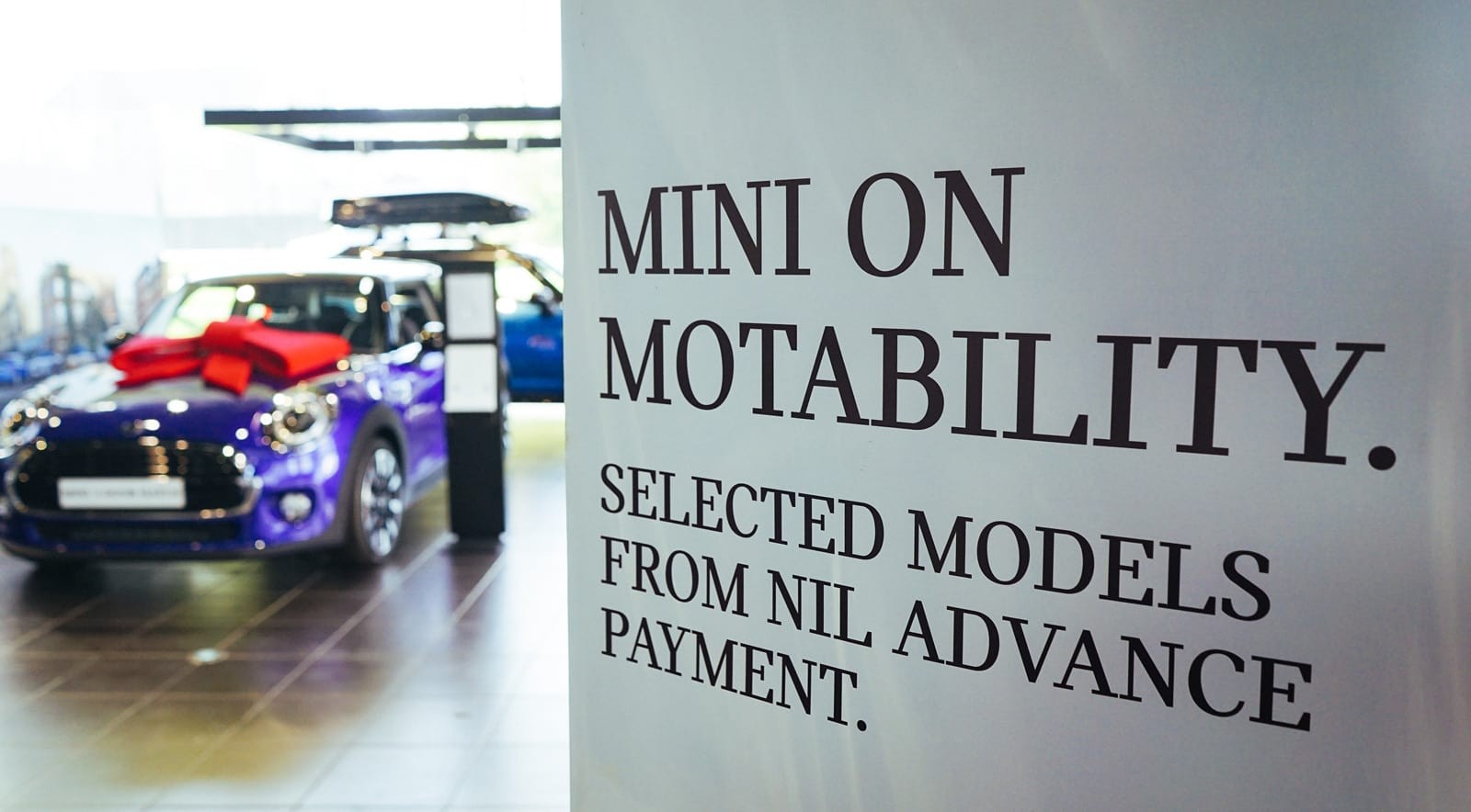 MINIs on the Motability Scheme MINIs on the Motability Scheme