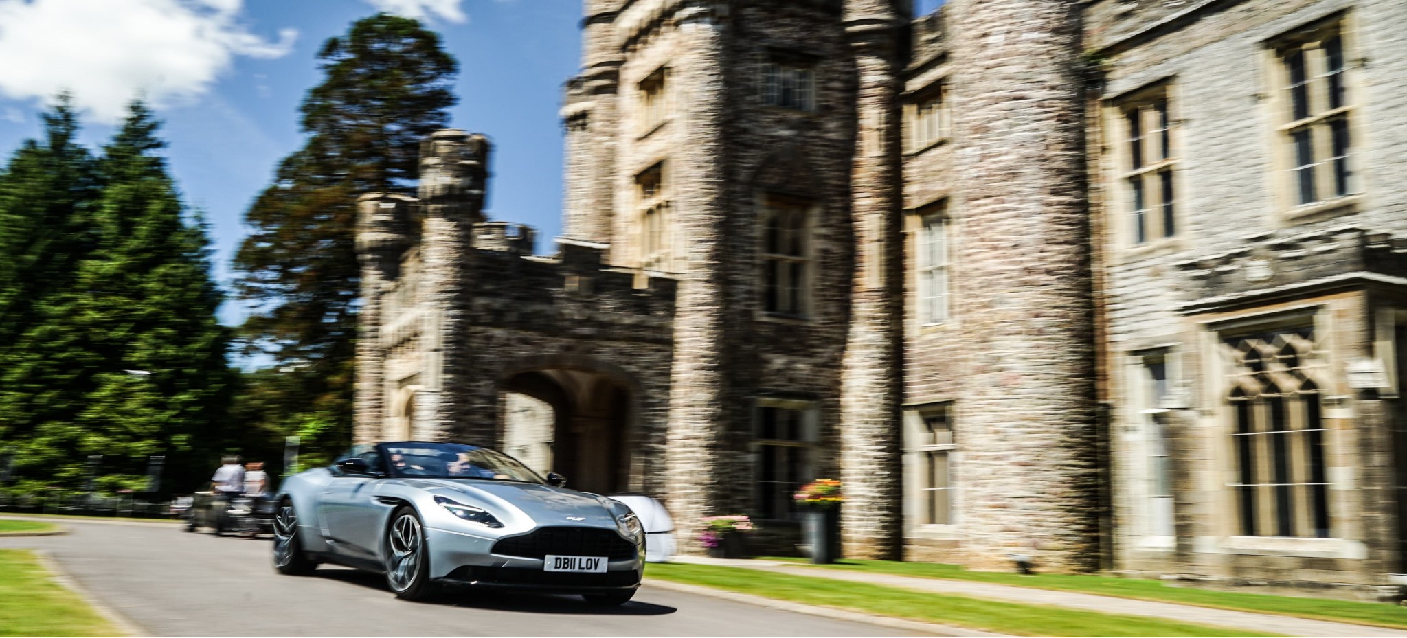 Hensol Castle in Wales for a two day Aston Martin roadshow Hensol Castle in Wales for a two day Aston Martin roadshow