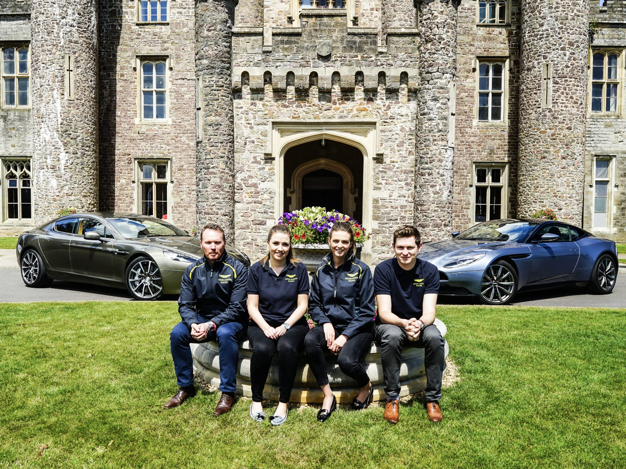 Hensol Castle in Wales for a two day Aston Martin roadshow Hensol Castle in Wales for a two day Aston Martin roadshow