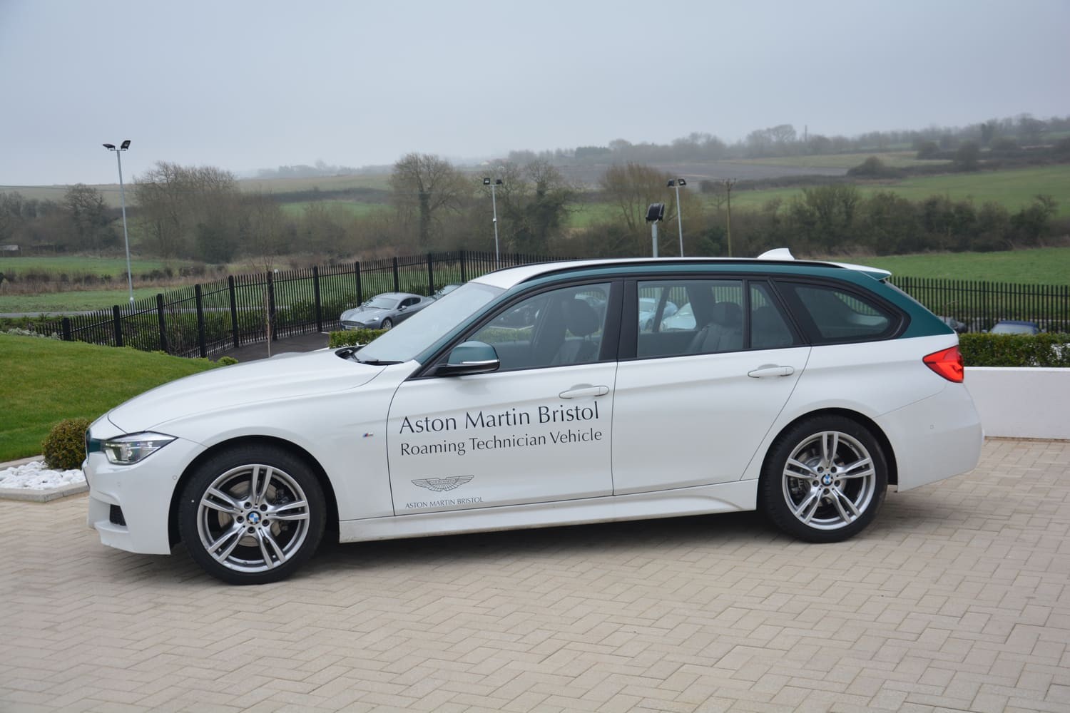Aston Martin Bristol unveil a BMW 3 Series as their new Roaming Technician Vehicle. Aston Martin Bristol unveil a BMW 3 Series as their new Roaming Technician Vehicle.