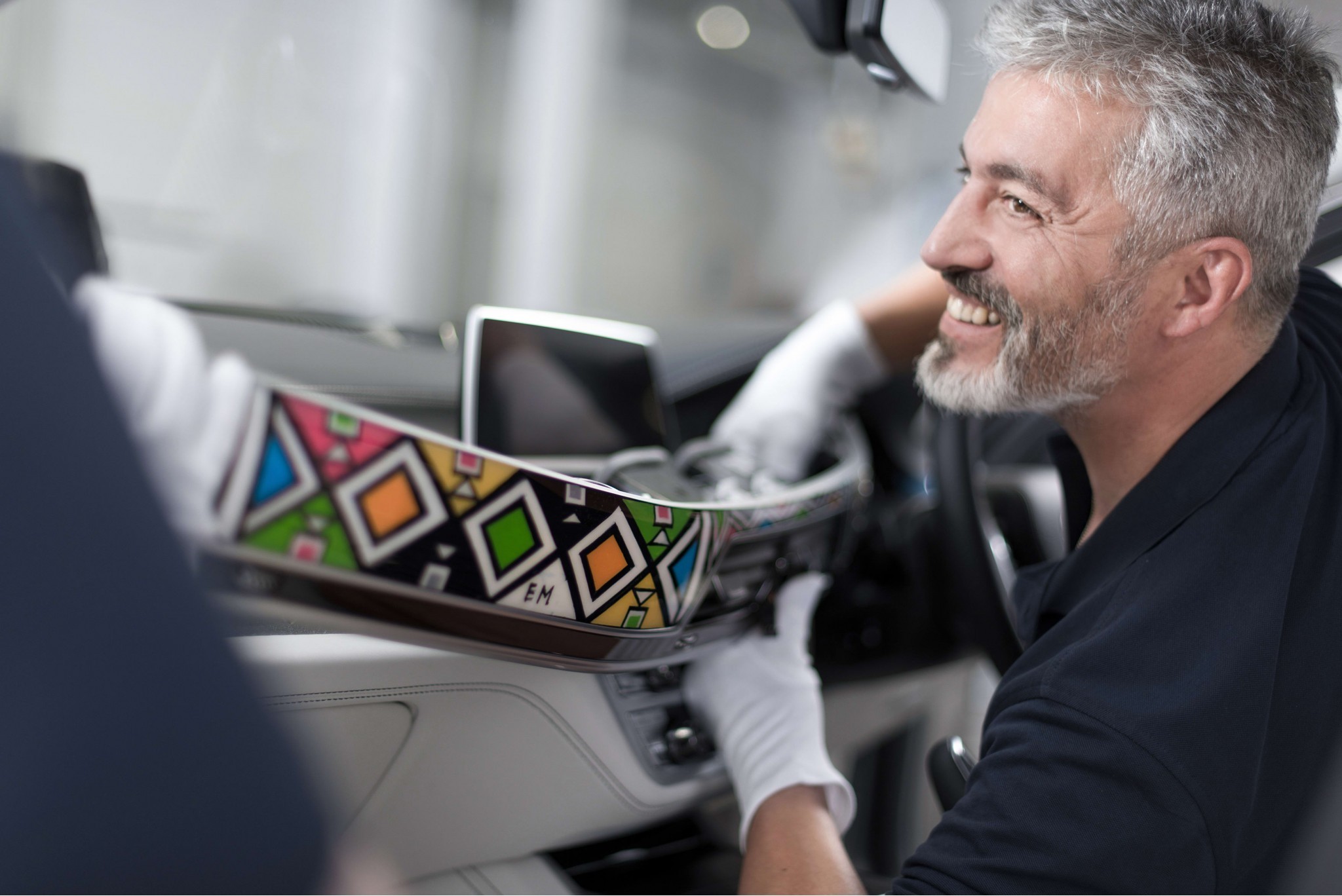 BMW Individual 7 Series by Esther Mahlangu. BMW Individual 7 Series by Esther Mahlangu.