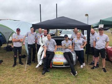 Porsche centre cardiff team photo