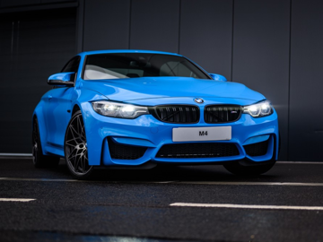 Macao blue m4 exterior front