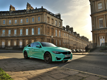 Green M4 Competition Package Coupe
