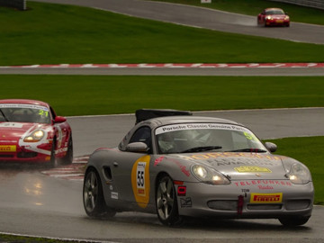 Scot adams in porsche centre cardiffs boxster s