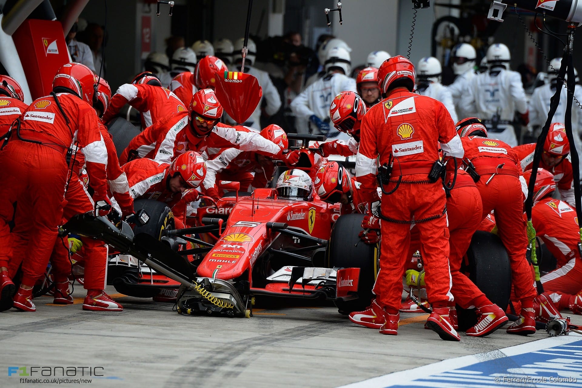 2nd place for Ferrari's Sebastian Vettel at the Russian Grand Prix 2nd place for Ferrari's Sebastian Vettel at the Russian Grand Prix