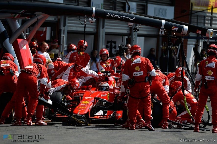 Sebastian's podium vanishes and Kimi finishes seventh at the Belgian Grand Prix Sebastian's podium vanishes and Kimi finishes seventh at the Belgian Grand Prix
