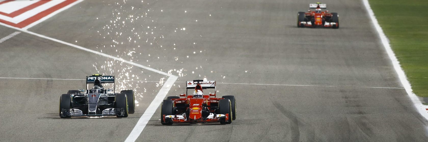 Kimi takes to the podium at the Bahrain Grand Prix Kimi takes to the podium at the Bahrain Grand Prix