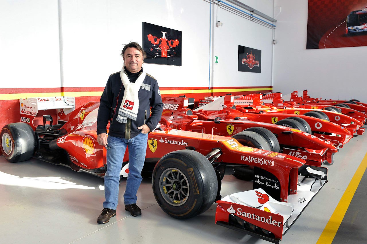 René Arnoux visits Ferrari in Maranello René Arnoux visits Ferrari in Maranello