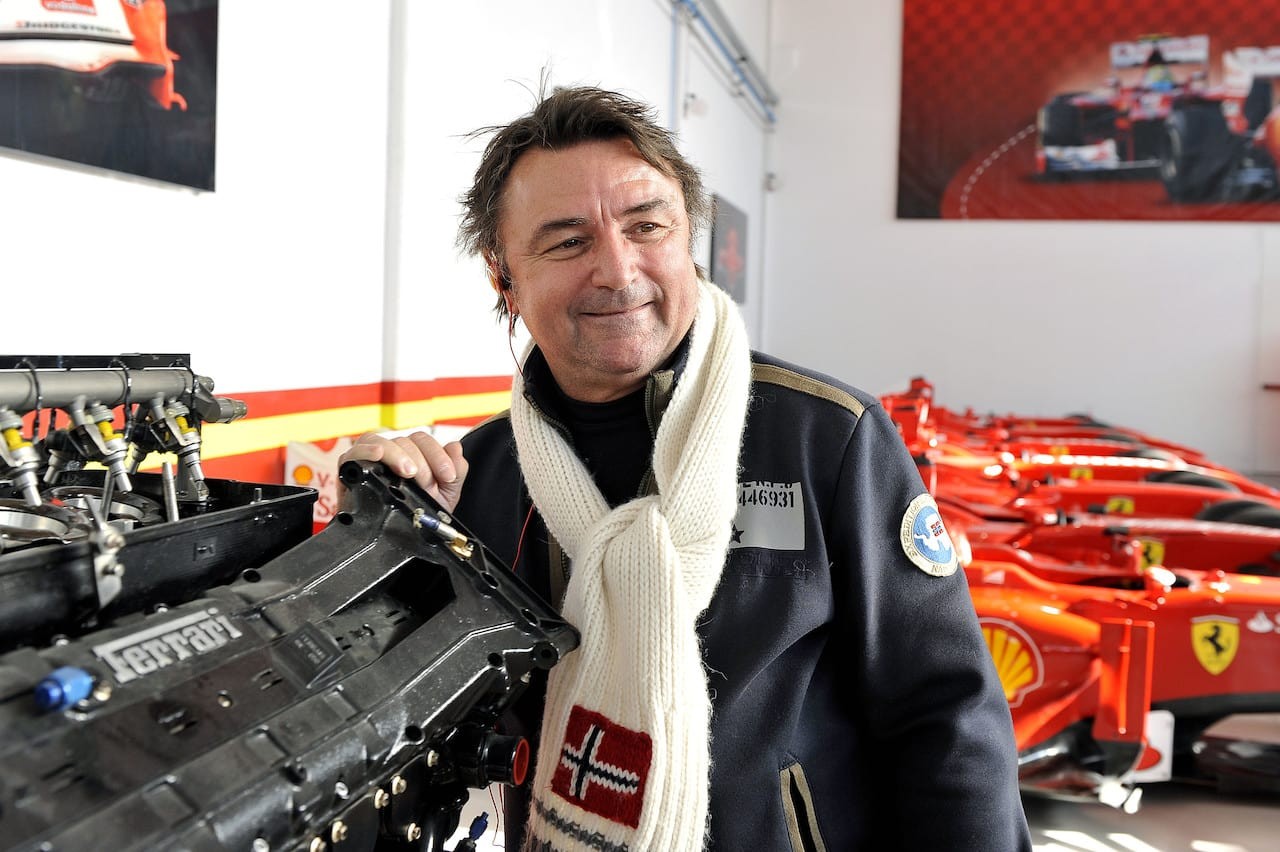 René Arnoux visits Ferrari in Maranello René Arnoux visits Ferrari in Maranello