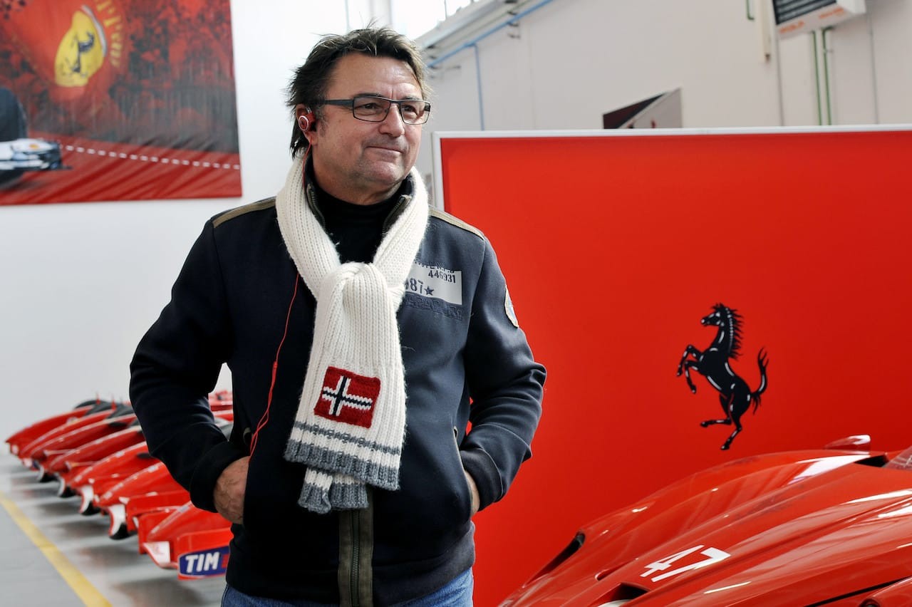 René Arnoux visits Ferrari in Maranello René Arnoux visits Ferrari in Maranello