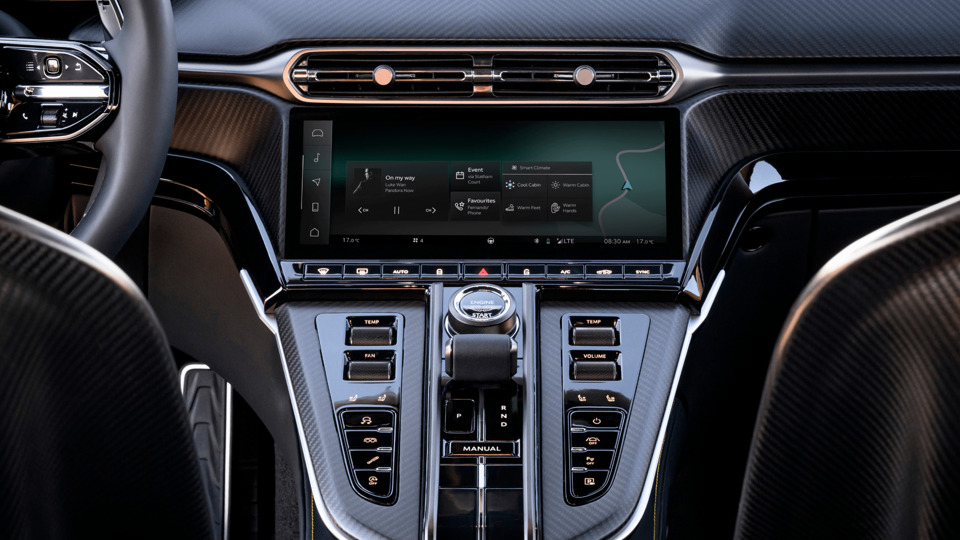 2019 Aston Martin Vantage Infotainment System
