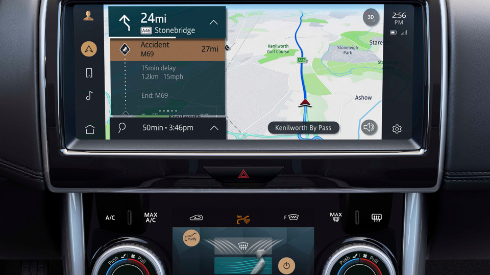 2019 Jaguar XE 10-inch Touchscreen