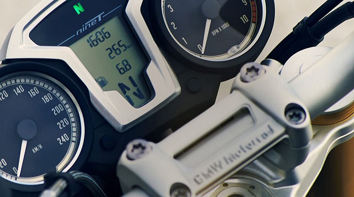 2020 BMW Motorrad R nineT Multi-Functional Display