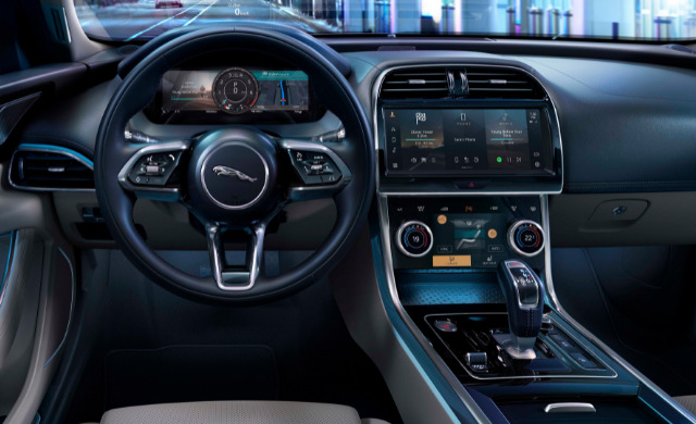 New Jaguar XE car