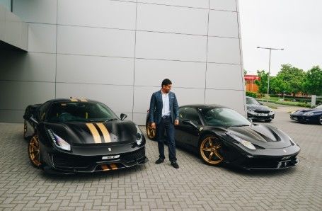 Dick Lovett Customer With Ferrari 488 Pista